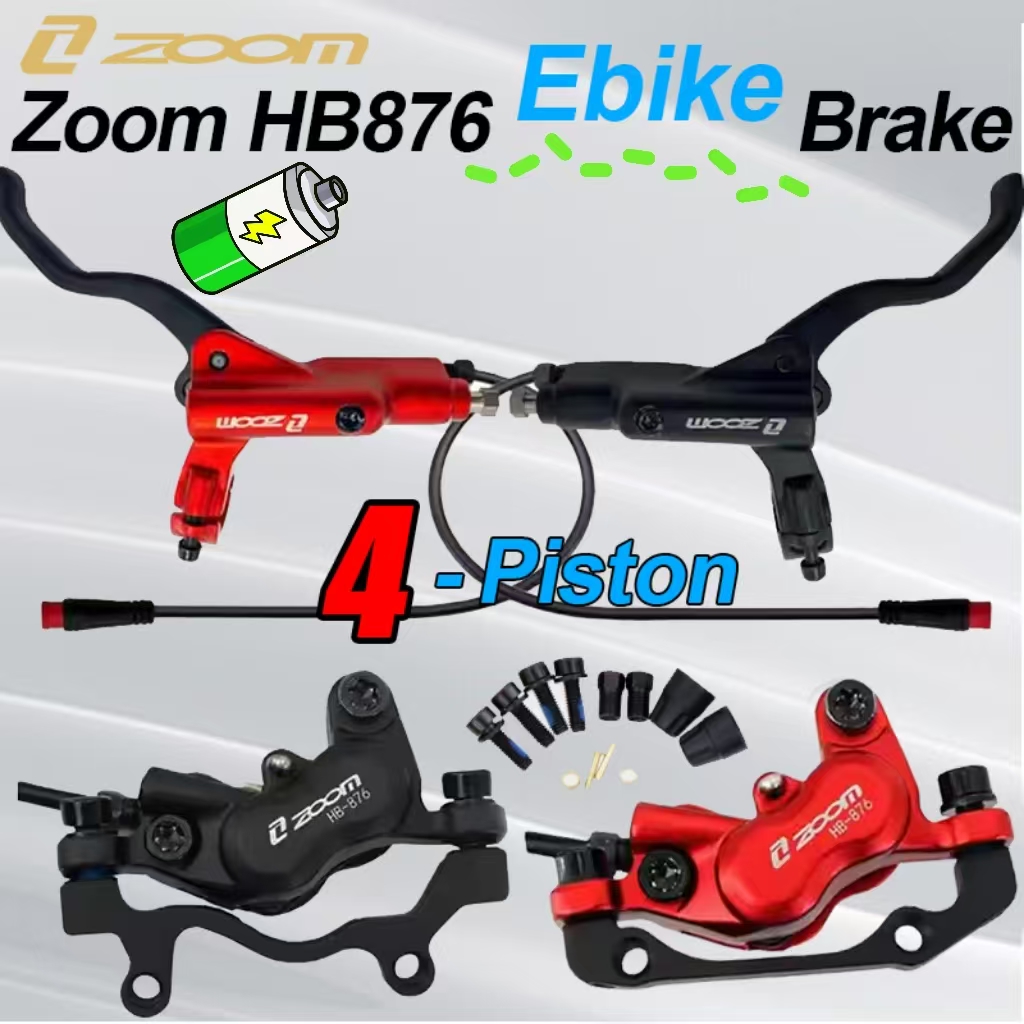 ZOOM HB-876E E-Bike 4-Piston H - Zoom Hydraulic Brake 4 Piston E-Scooter review and price