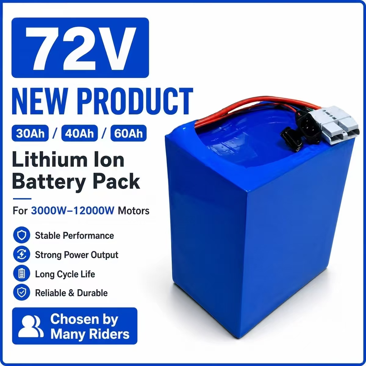 72V 30Ah 40AH 60Ah lithium ion - 72V 30Ah Lifepo4 Battery Pack review and price